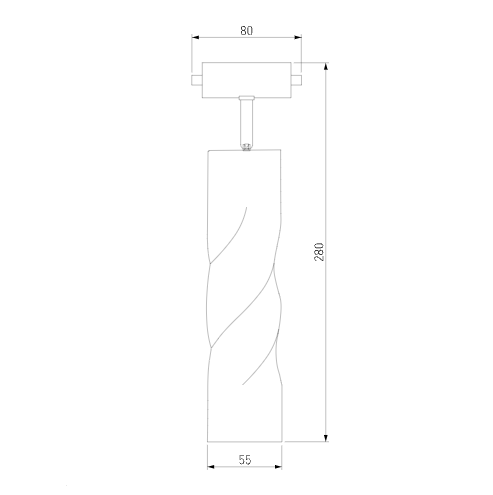 Светильник трековый Royal Белый 12W 4200K (LTB29) однофазный Elektrostandard